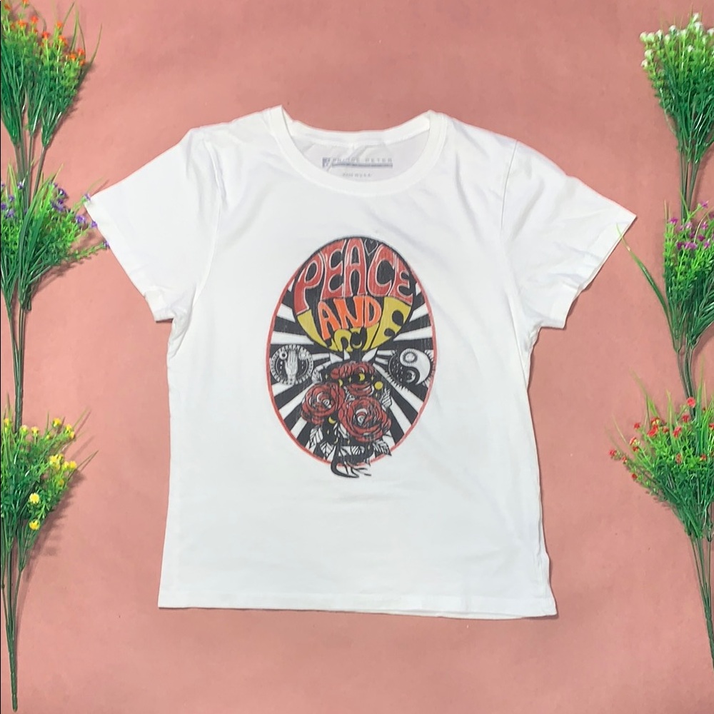 Prince Peter Collection White Peace and Love Tee
